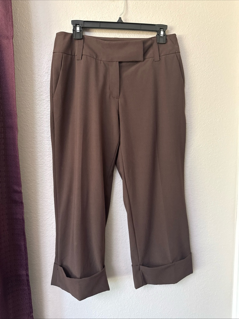 B8/1 Apt.9 Brown Cropped Dressy Pant Size 6